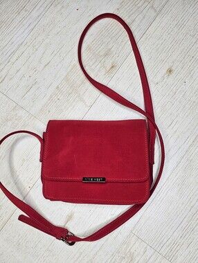 Vintage Y2K Nine West Mini Crossbody Purse Red